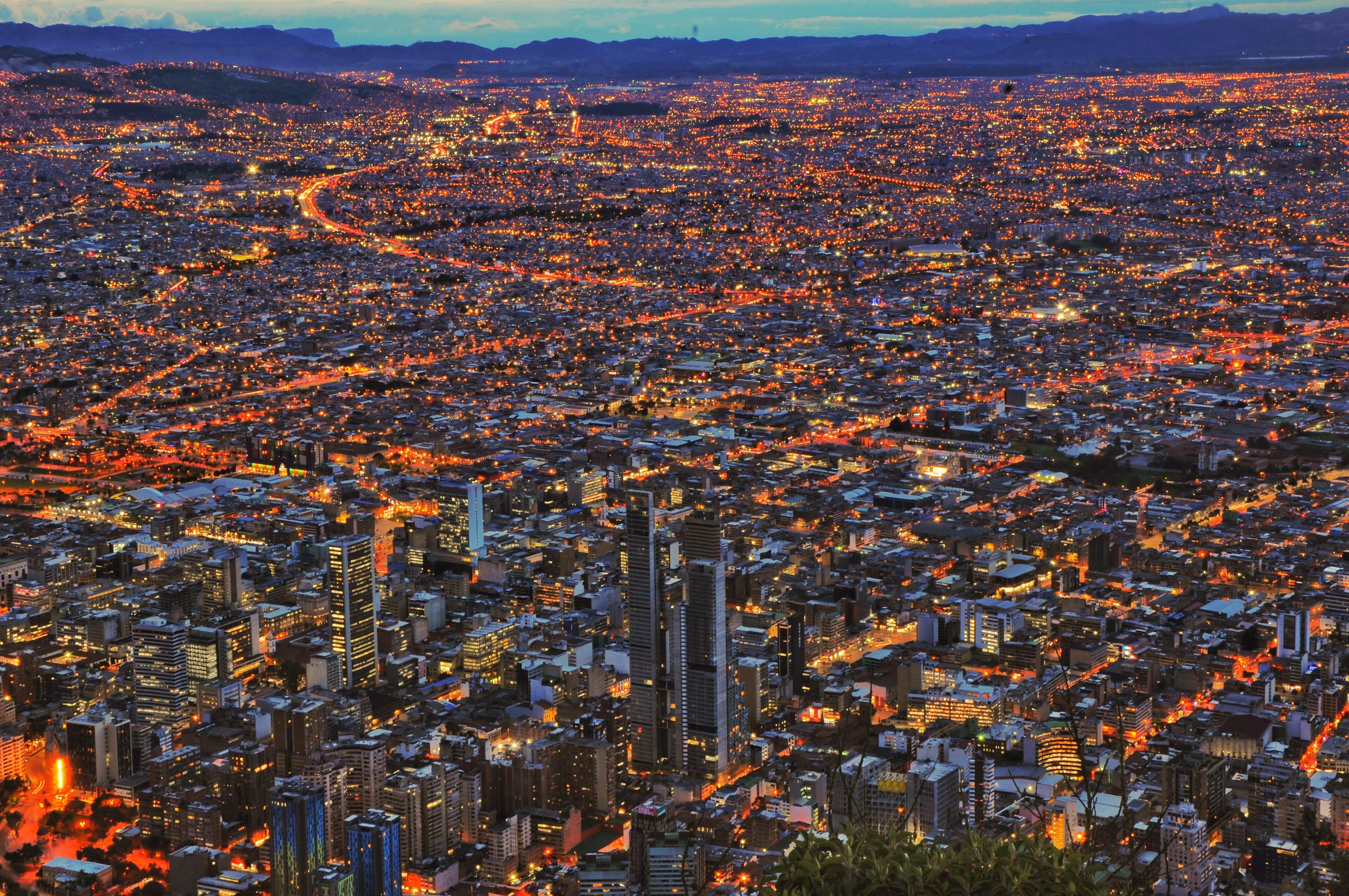 bogotá desde el cielo
