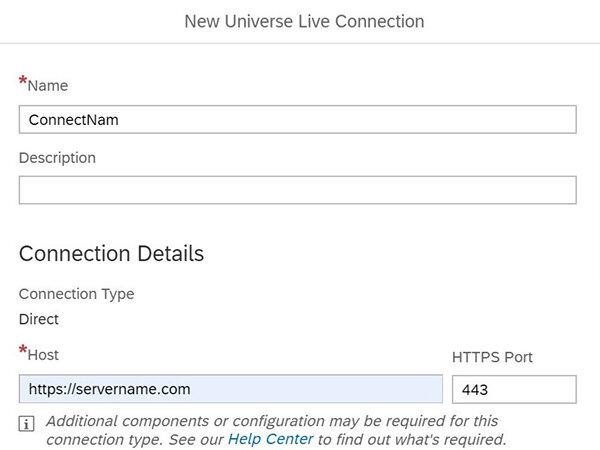 new univers live connection