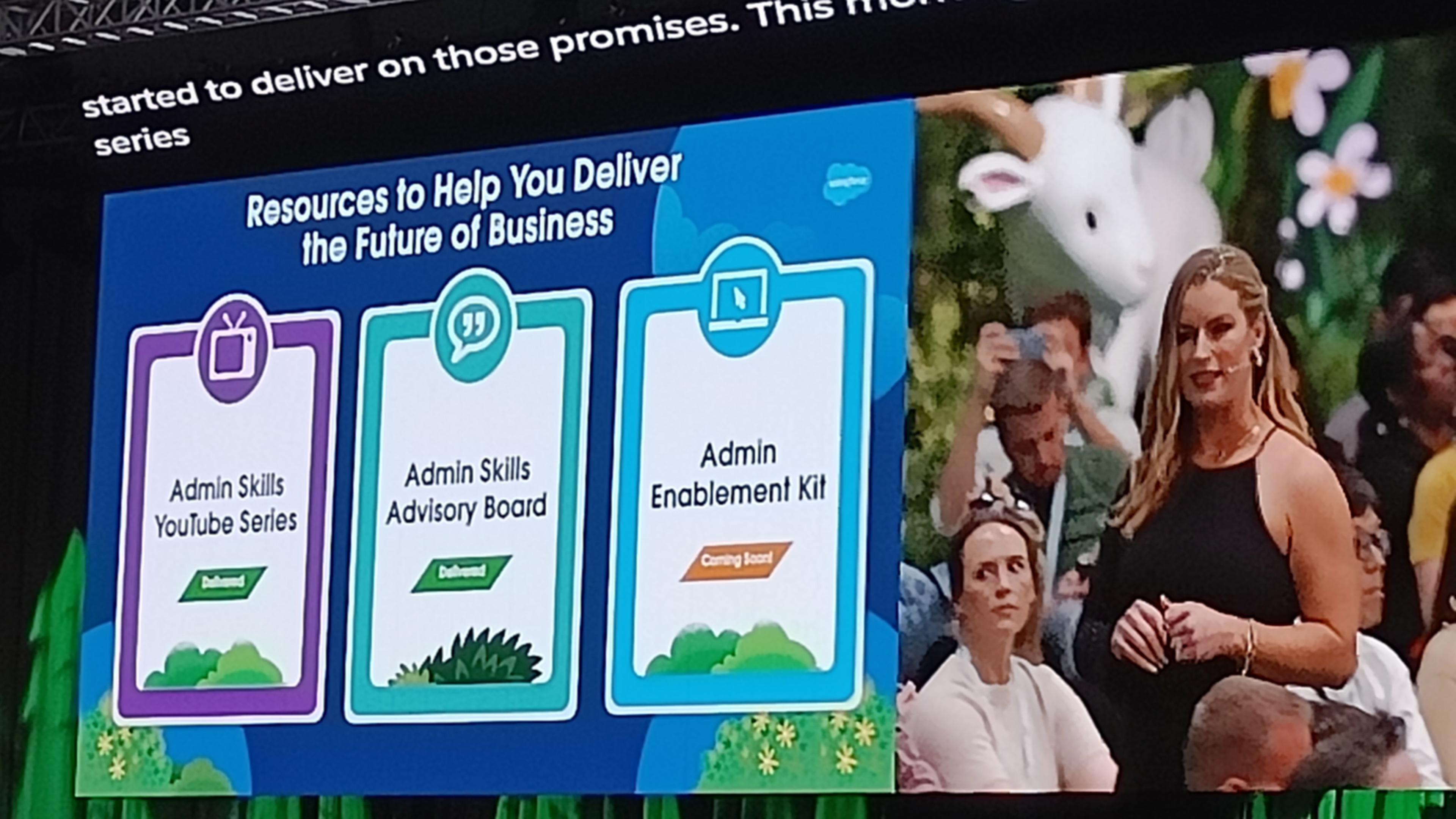 Dreamforce chica presentando....