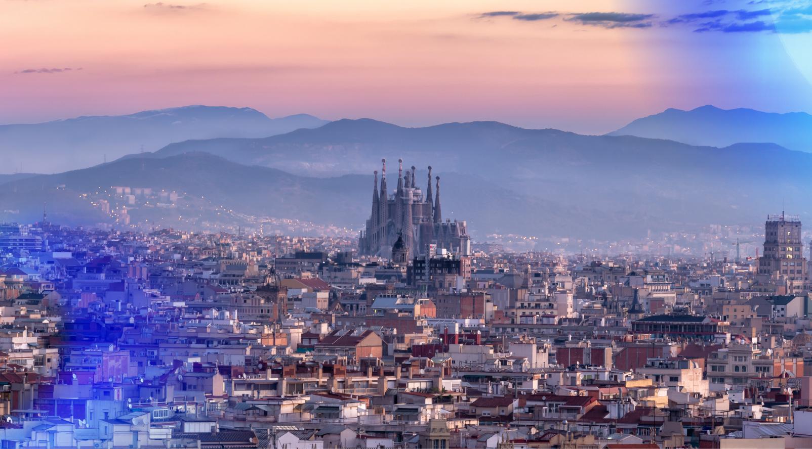 barcelona vista aerea