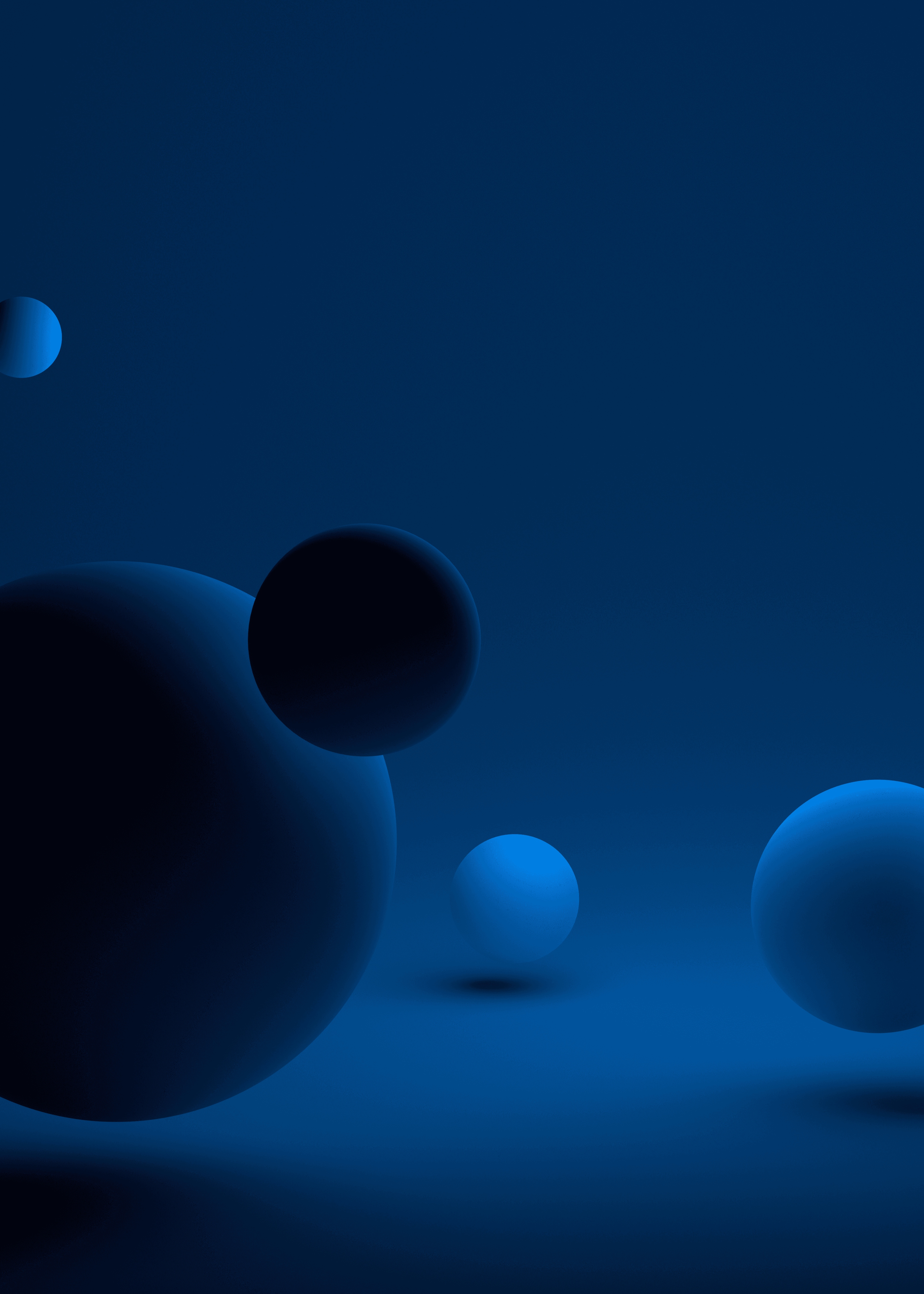 burbujas azules
