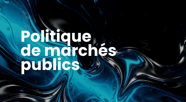 Politique de marchés publics